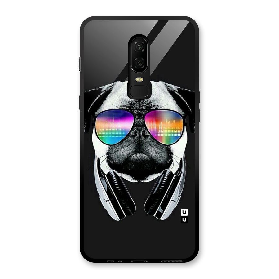 Rainbow Dog Swag Glass Back Case for OnePlus 6
