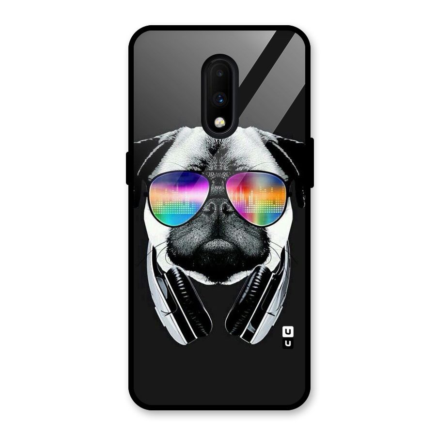 Rainbow Dog Swag Glass Back Case for OnePlus 7