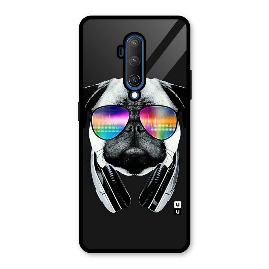 Rainbow Dog Swag Glass Back Case for OnePlus 7T Pro