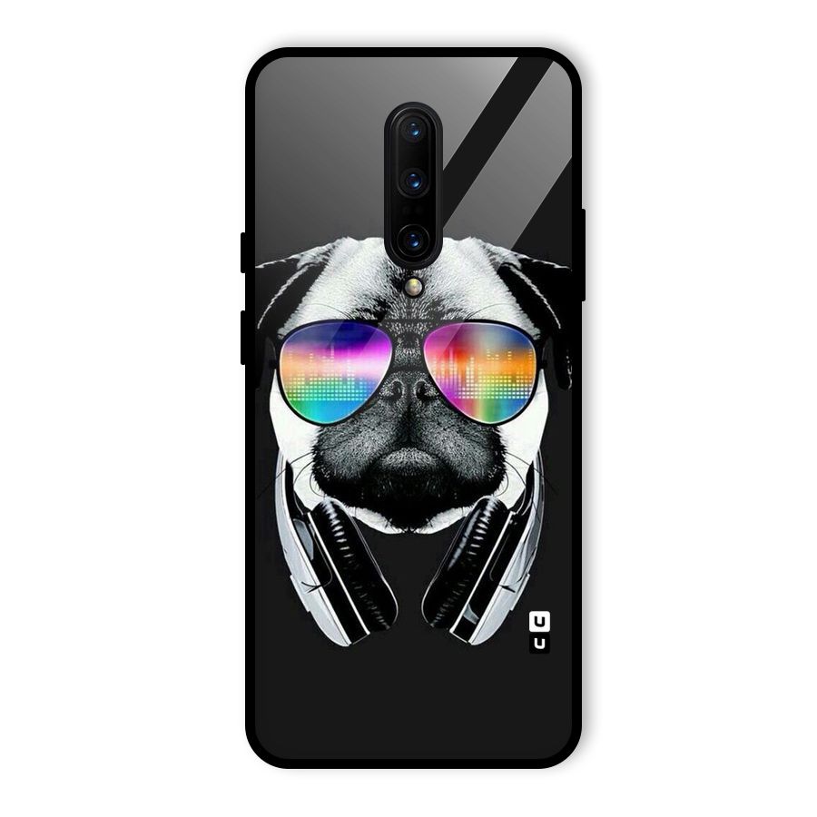 Rainbow Dog Swag Glass Back Case for OnePlus 7 Pro