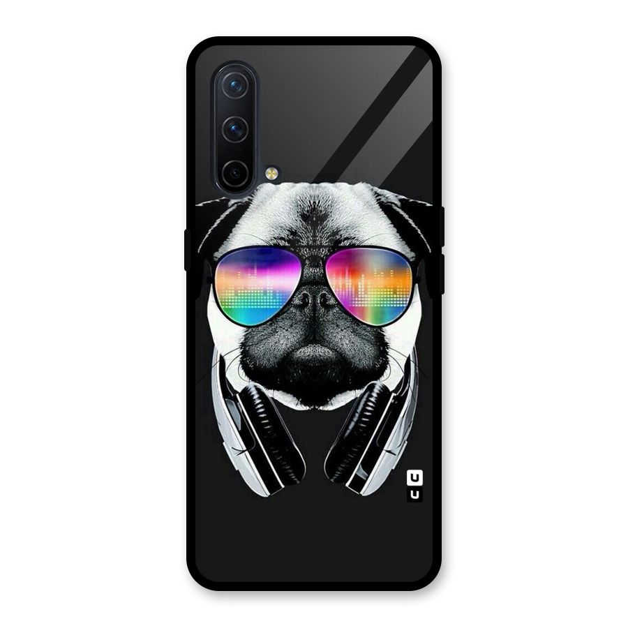 Rainbow Dog Swag Glass Back Case for OnePlus Nord CE 5G