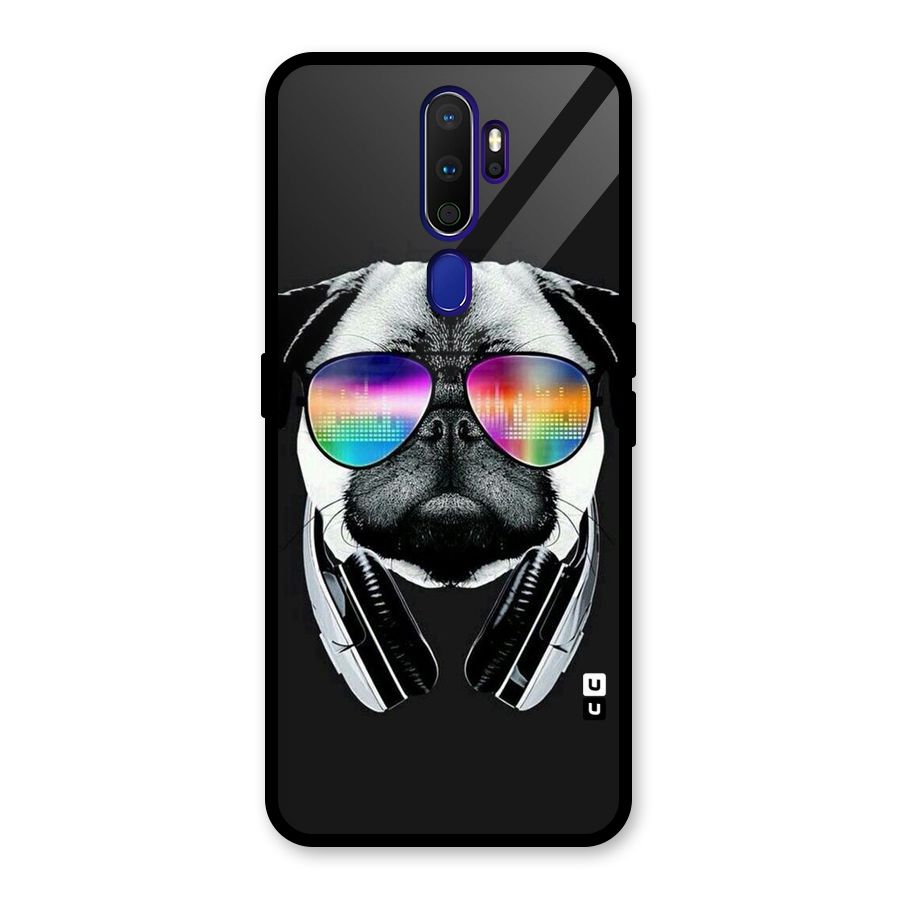 Rainbow Dog Swag Glass Back Case for Oppo A9 (2020)