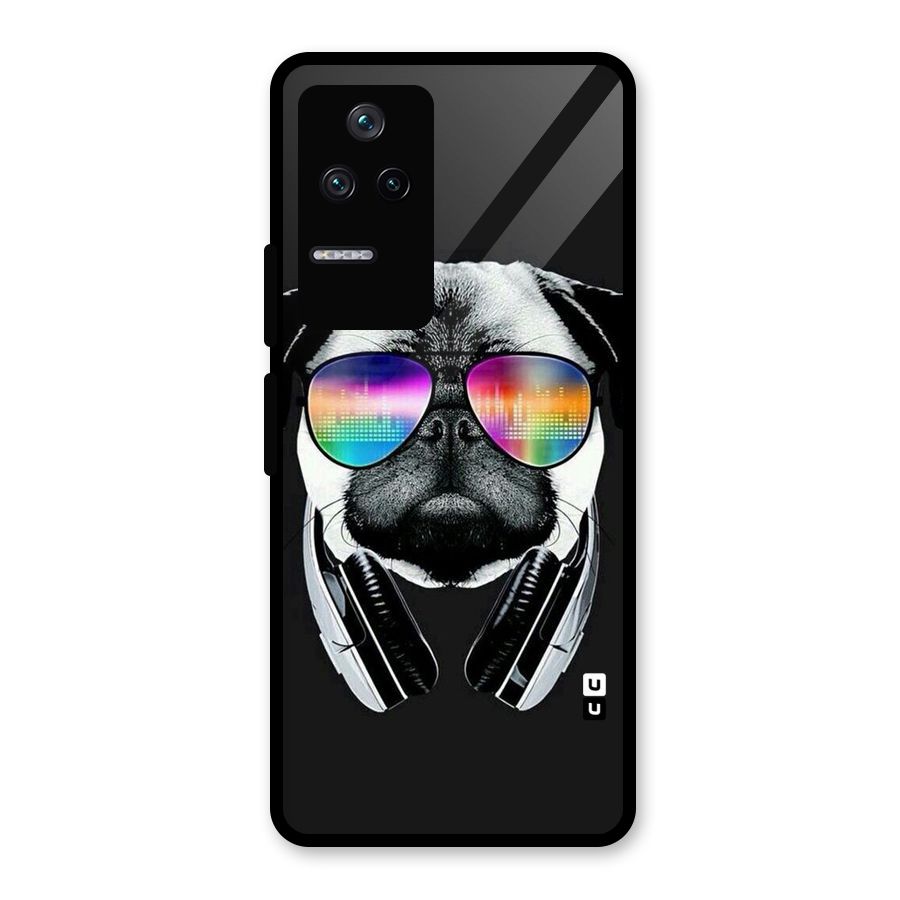 Rainbow Dog Swag Glass Back Case for Poco F4 5G