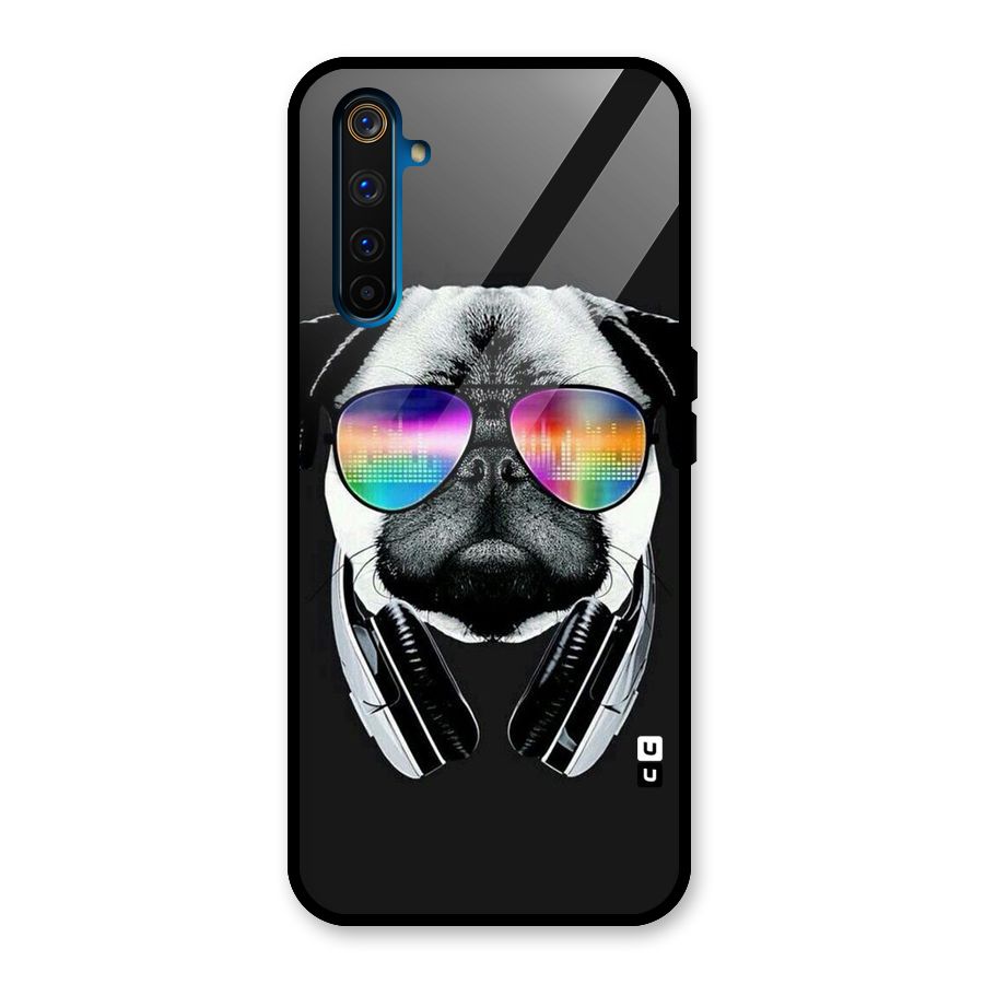 Rainbow Dog Swag Glass Back Case for Realme 6 Pro