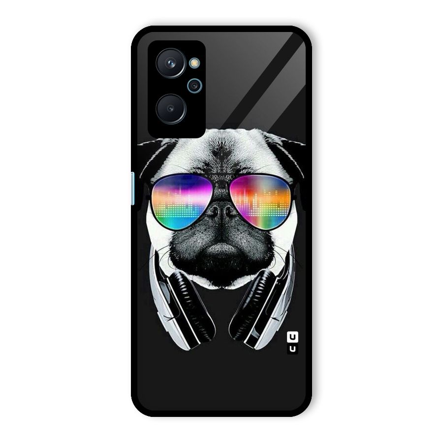 Rainbow Dog Swag Glass Back Case for Realme 9i