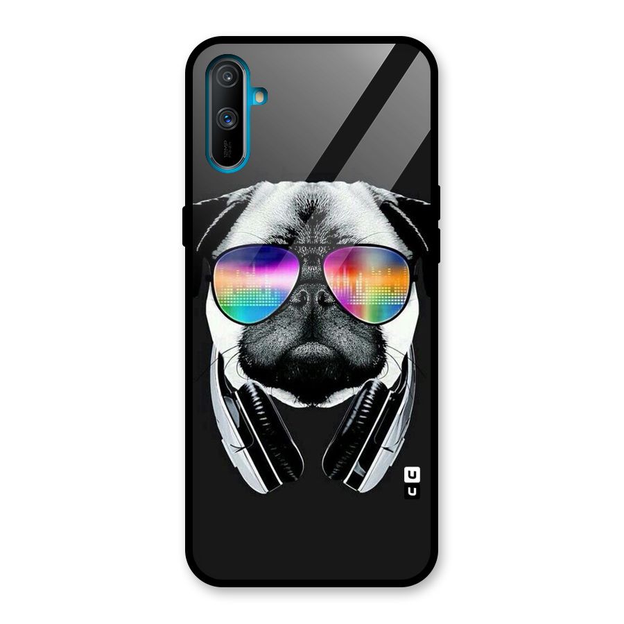Rainbow Dog Swag Glass Back Case for Realme C3