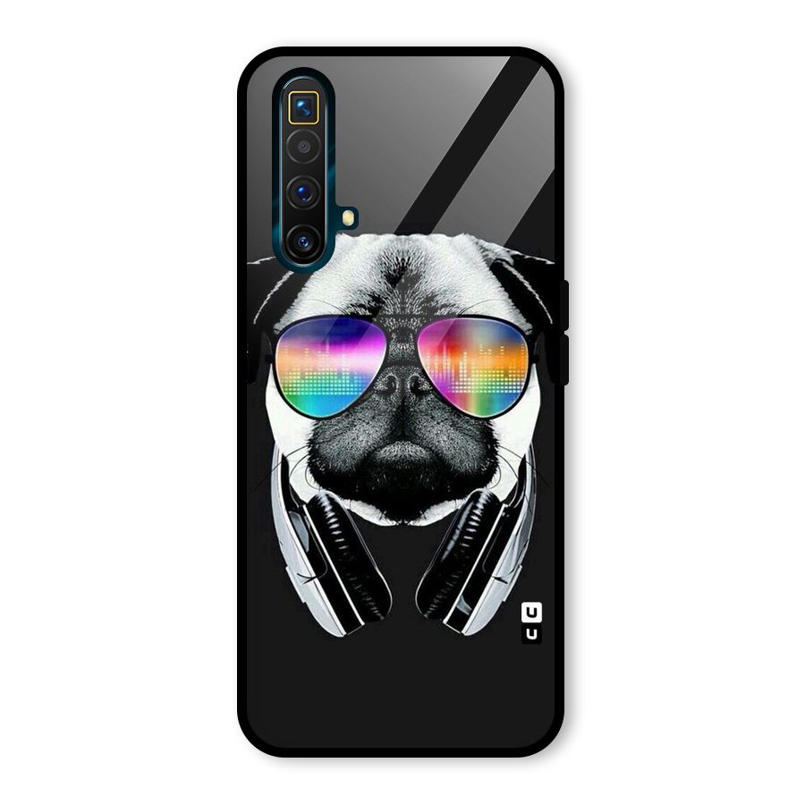 Rainbow Dog Swag Glass Back Case for Realme X3
