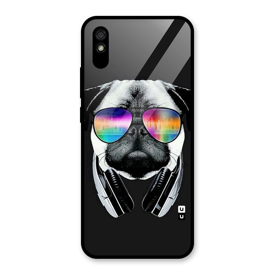 Rainbow Dog Swag Glass Back Case for Redmi 9A