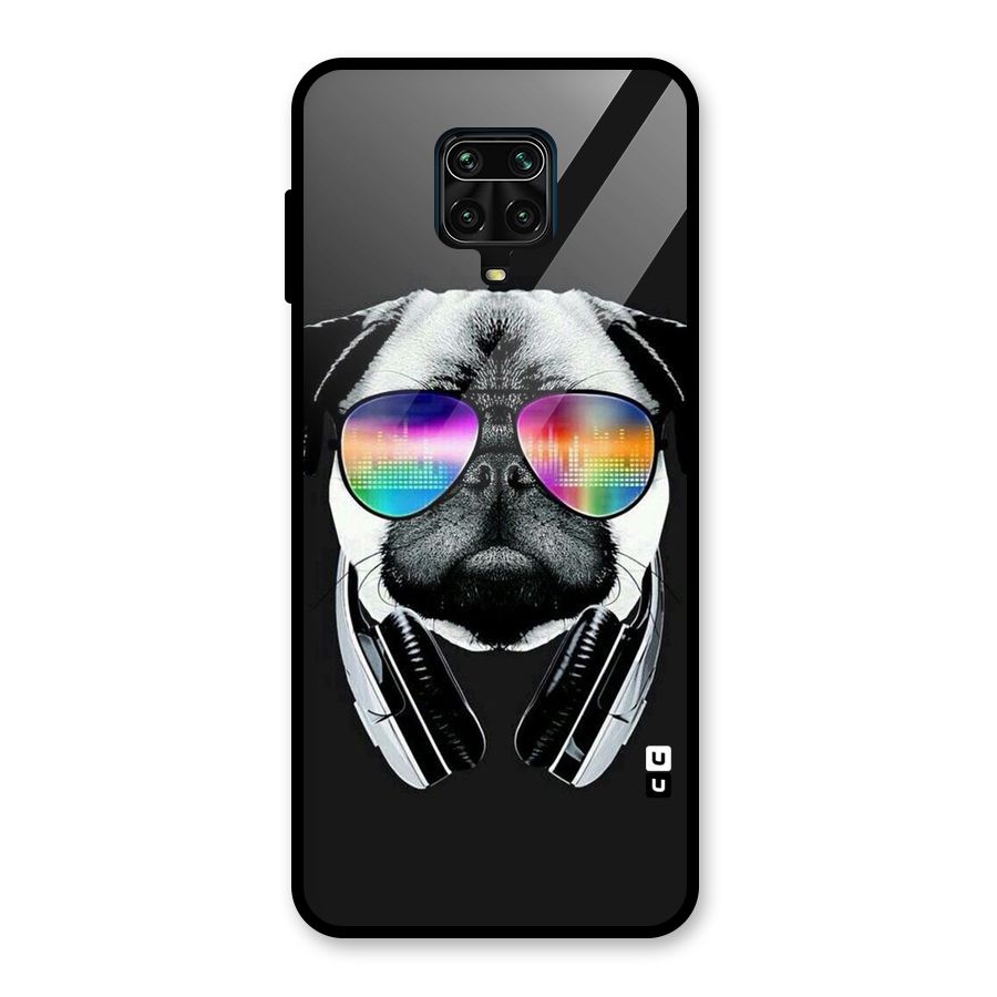 Rainbow Dog Swag Glass Back Case for Redmi Note 10 Lite