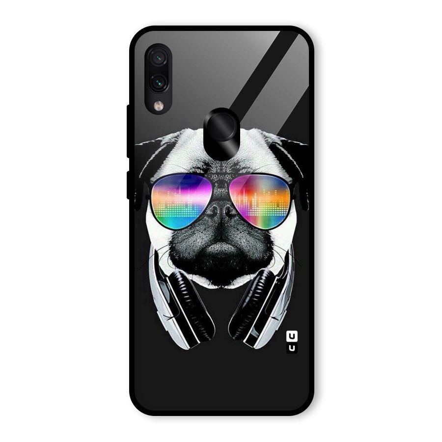 Rainbow Dog Swag Glass Back Case for Redmi Note 7 Pro