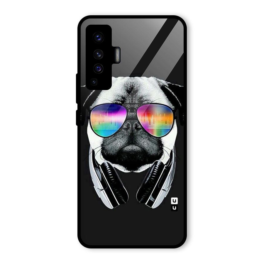 Rainbow Dog Swag Glass Back Case for Vivo X50