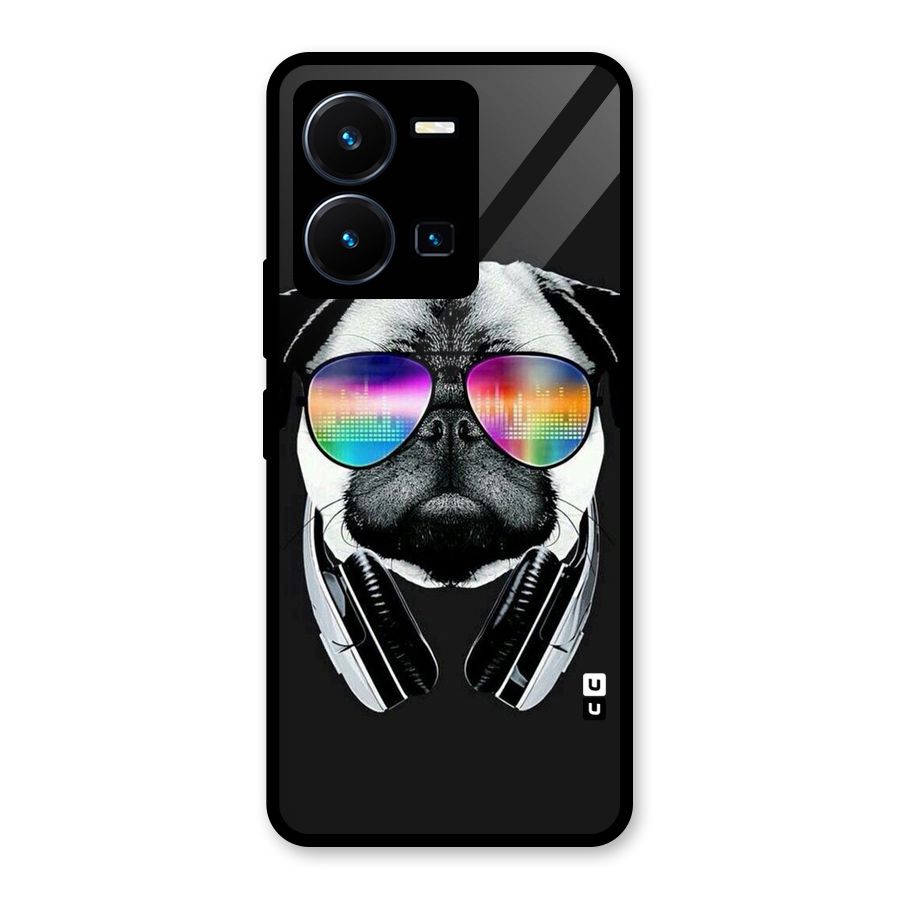 Rainbow Dog Swag Glass Back Case for Vivo Y35