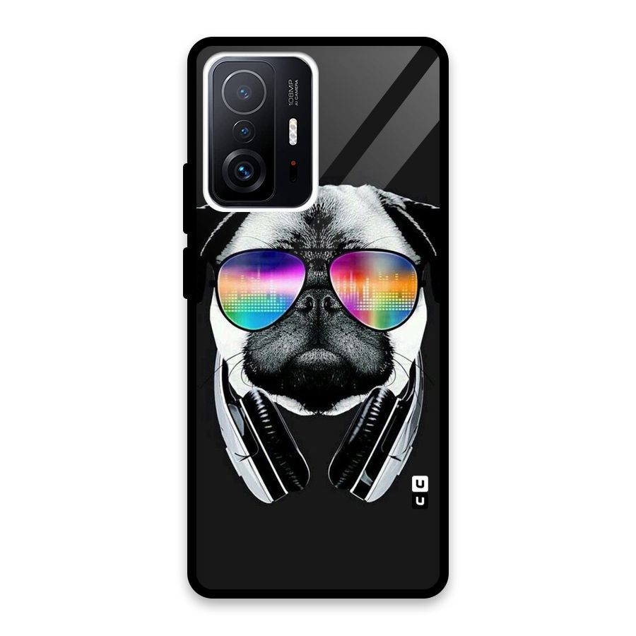 Rainbow Dog Swag Glass Back Case for Xiaomi 11T Pro