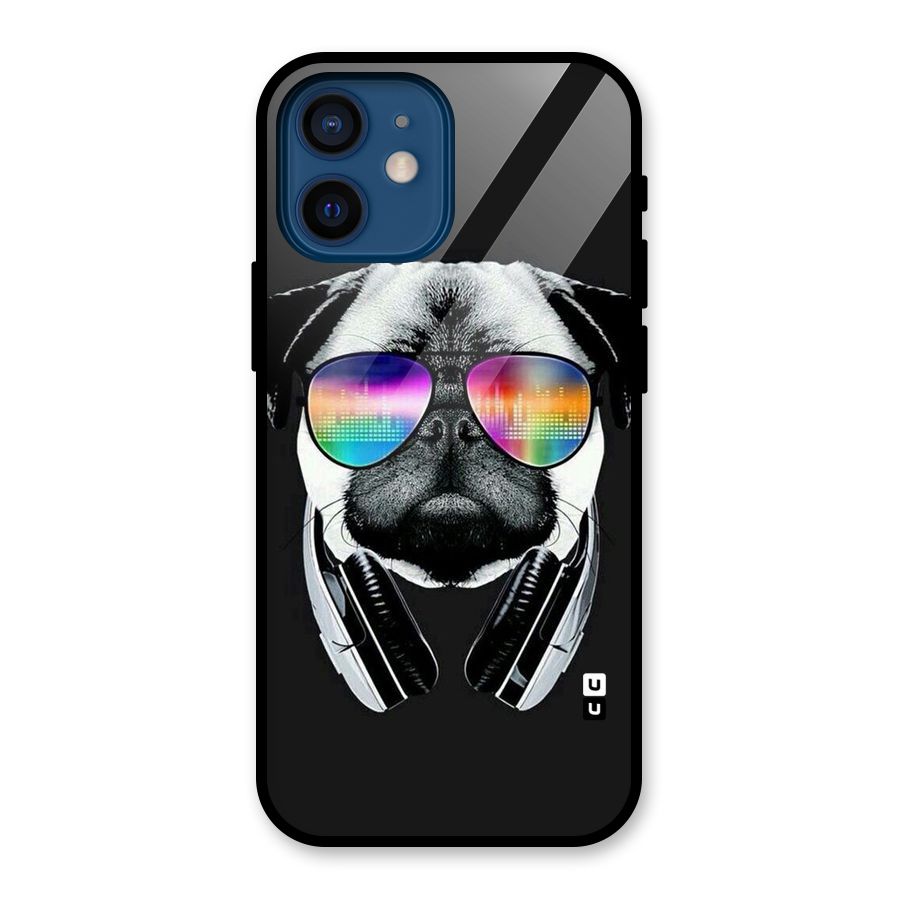 Rainbow Dog Swag Glass Back Case for iPhone 12 Mini