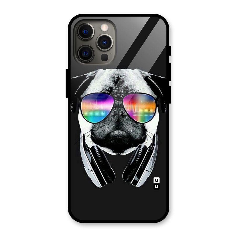 Rainbow Dog Swag Glass Back Case for iPhone 12 Pro Max