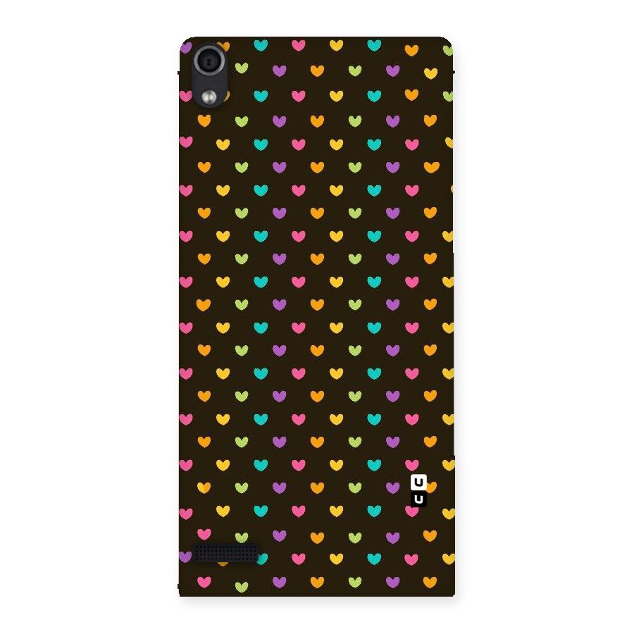 Rainbow Hearts Back Case for Ascend P6