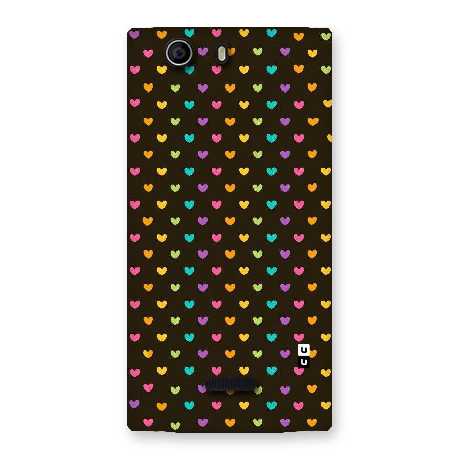 Rainbow Hearts Back Case for Canvas Nitro 2 E311