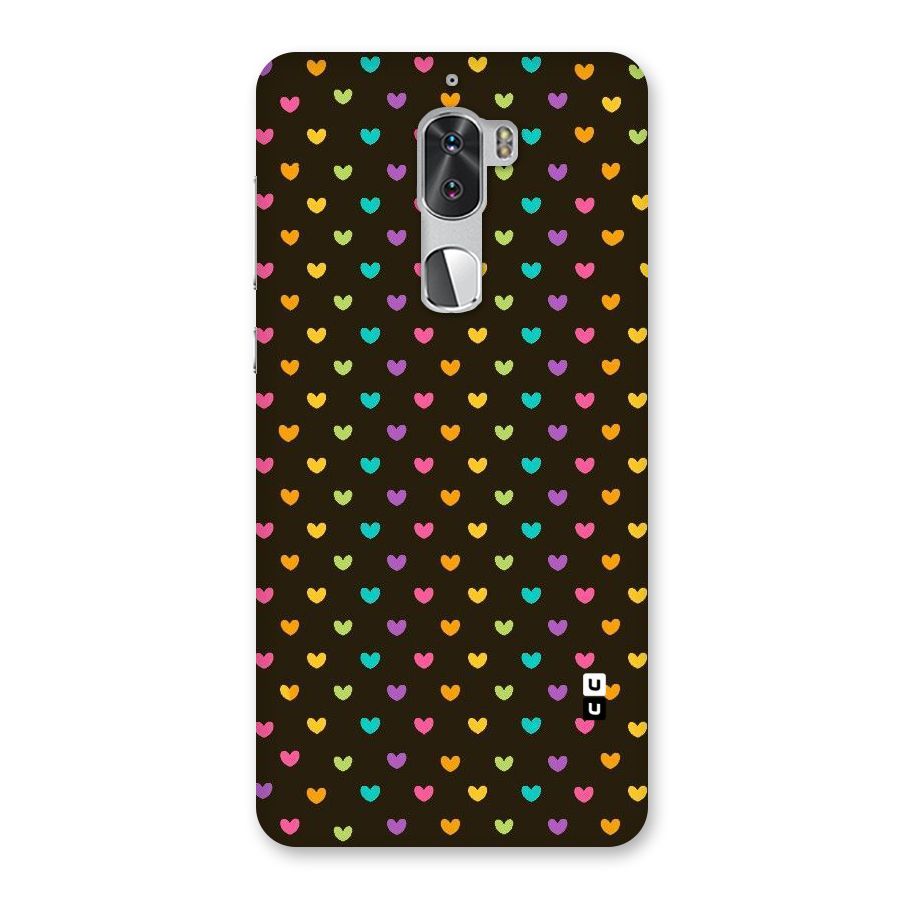Rainbow Hearts Back Case for Coolpad Cool 1