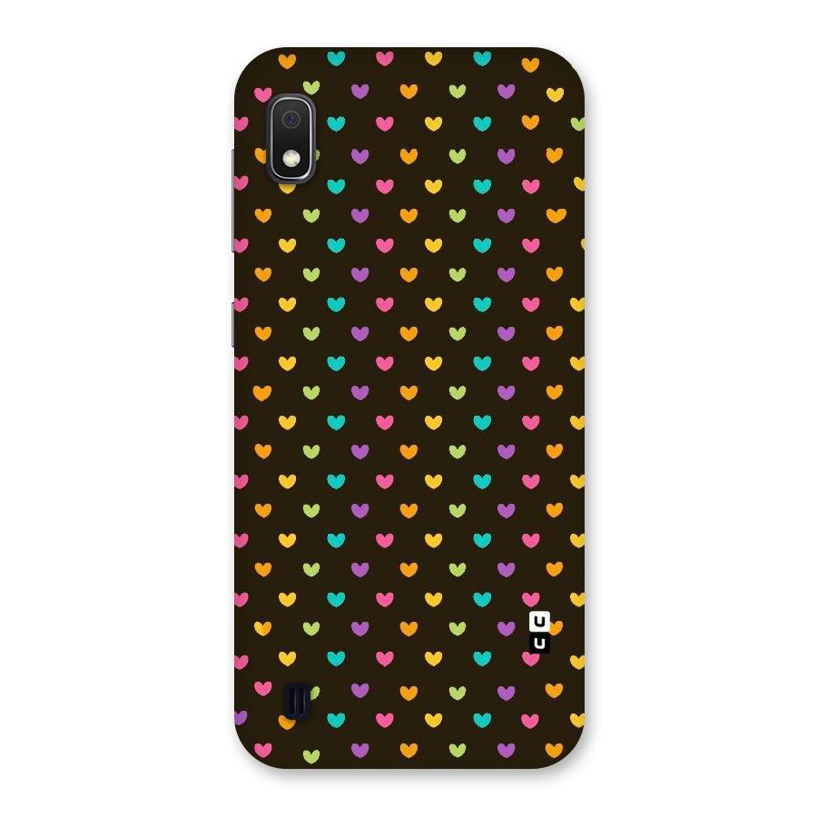 Rainbow Hearts Back Case for Galaxy A10