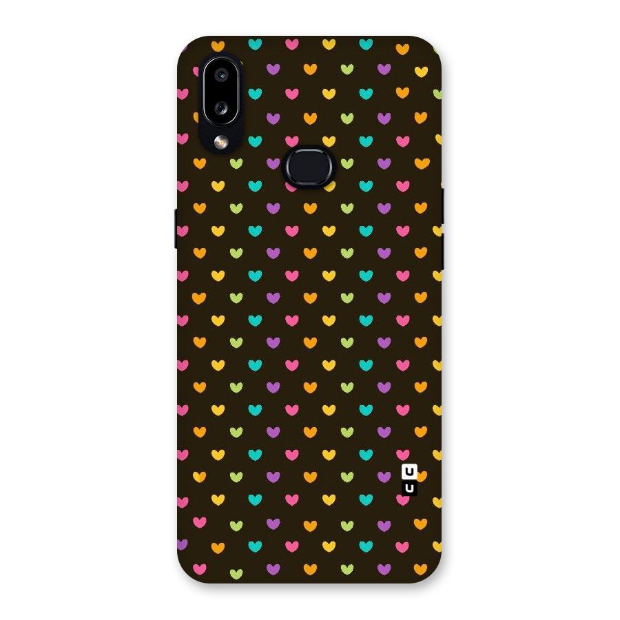Rainbow Hearts Back Case for Galaxy A10s