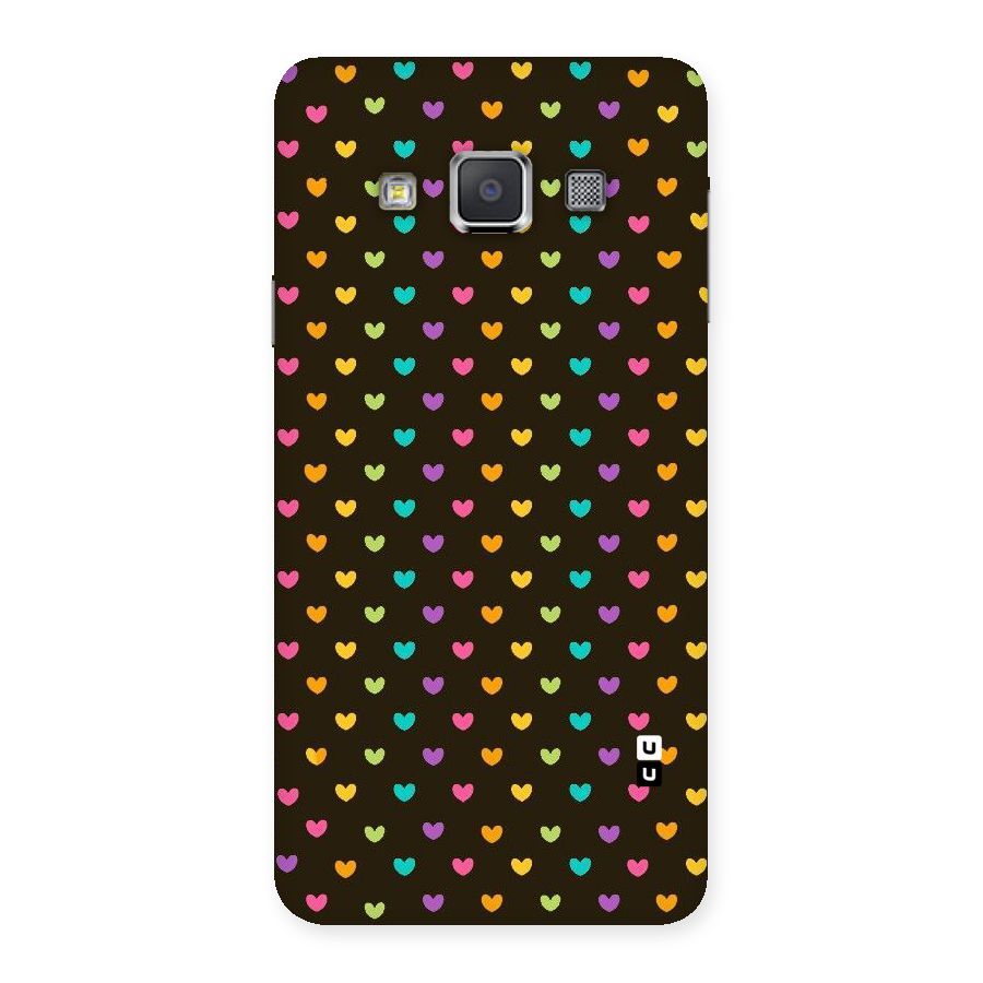Rainbow Hearts Back Case for Galaxy A3