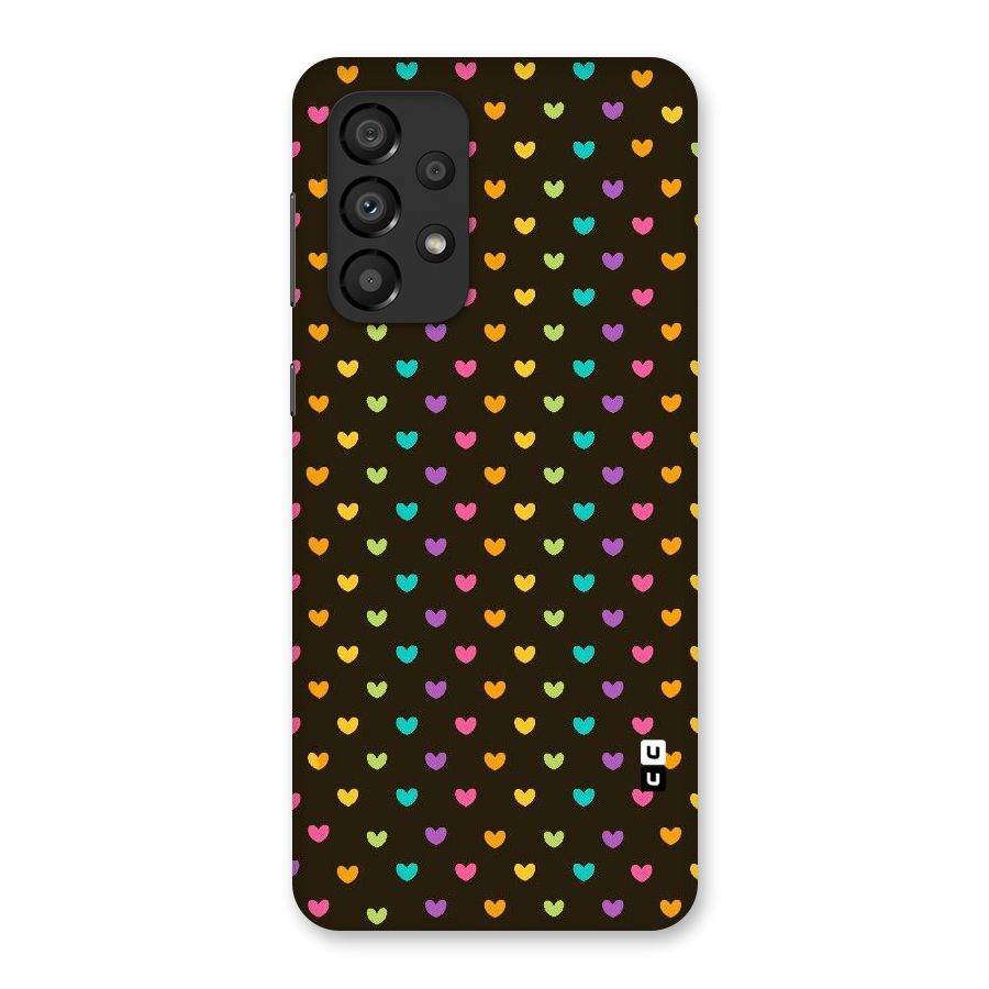 Rainbow Hearts Back Case for Galaxy A33 5G