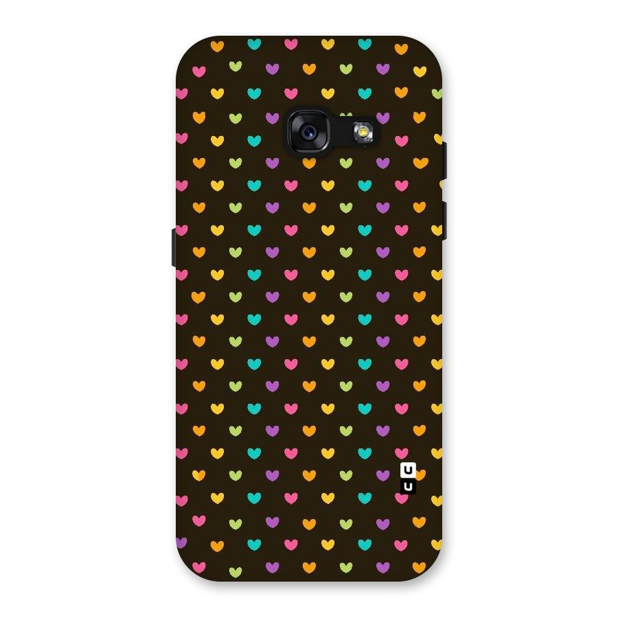 Rainbow Hearts Back Case for Galaxy A3 (2017)