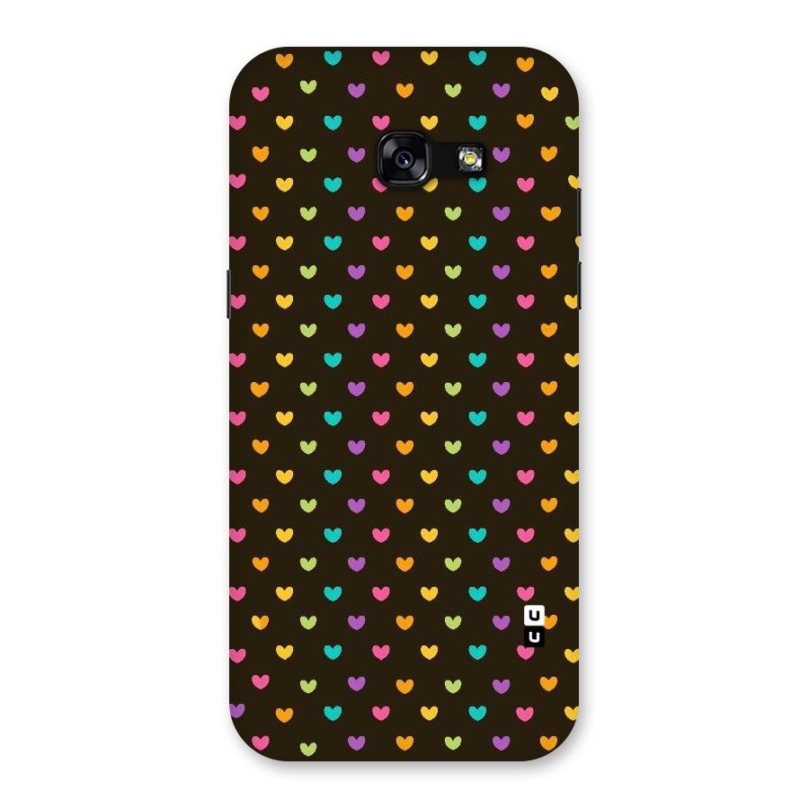 Rainbow Hearts Back Case for Galaxy A5 2017