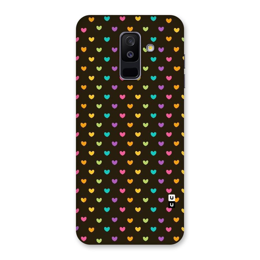 Rainbow Hearts Back Case for Galaxy A6 Plus