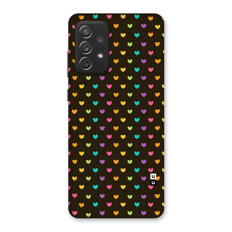 Rainbow Hearts Back Case for Galaxy A72