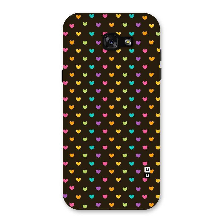 Rainbow Hearts Back Case for Galaxy A7 (2017)