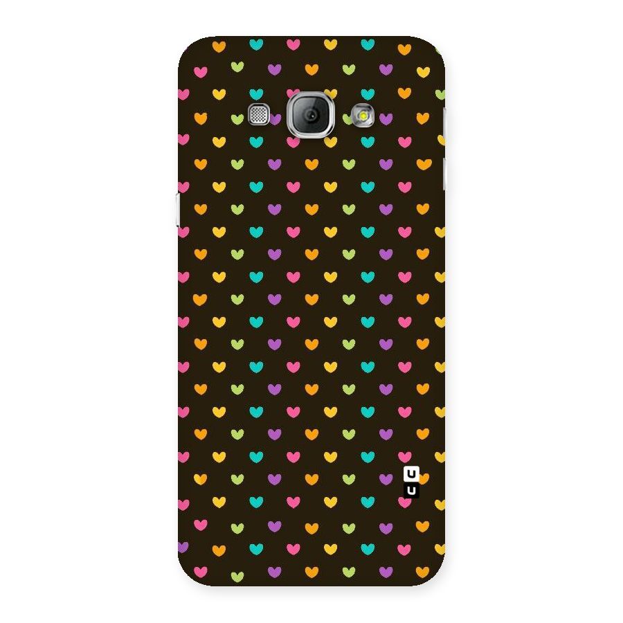Rainbow Hearts Back Case for Galaxy A8