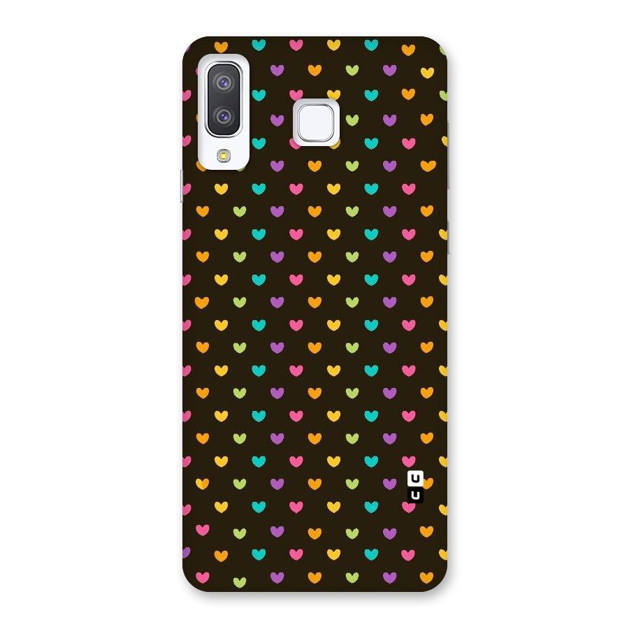 Rainbow Hearts Back Case for Galaxy A8 Star
