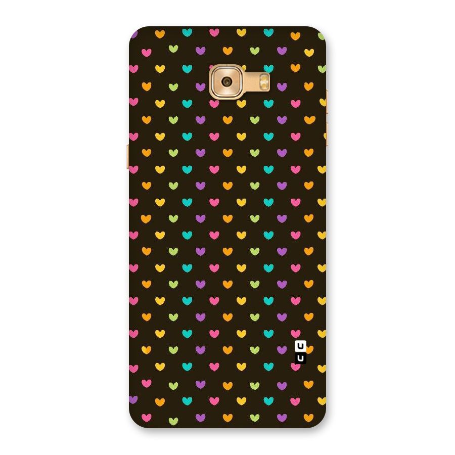 Rainbow Hearts Back Case for Galaxy C9 Pro