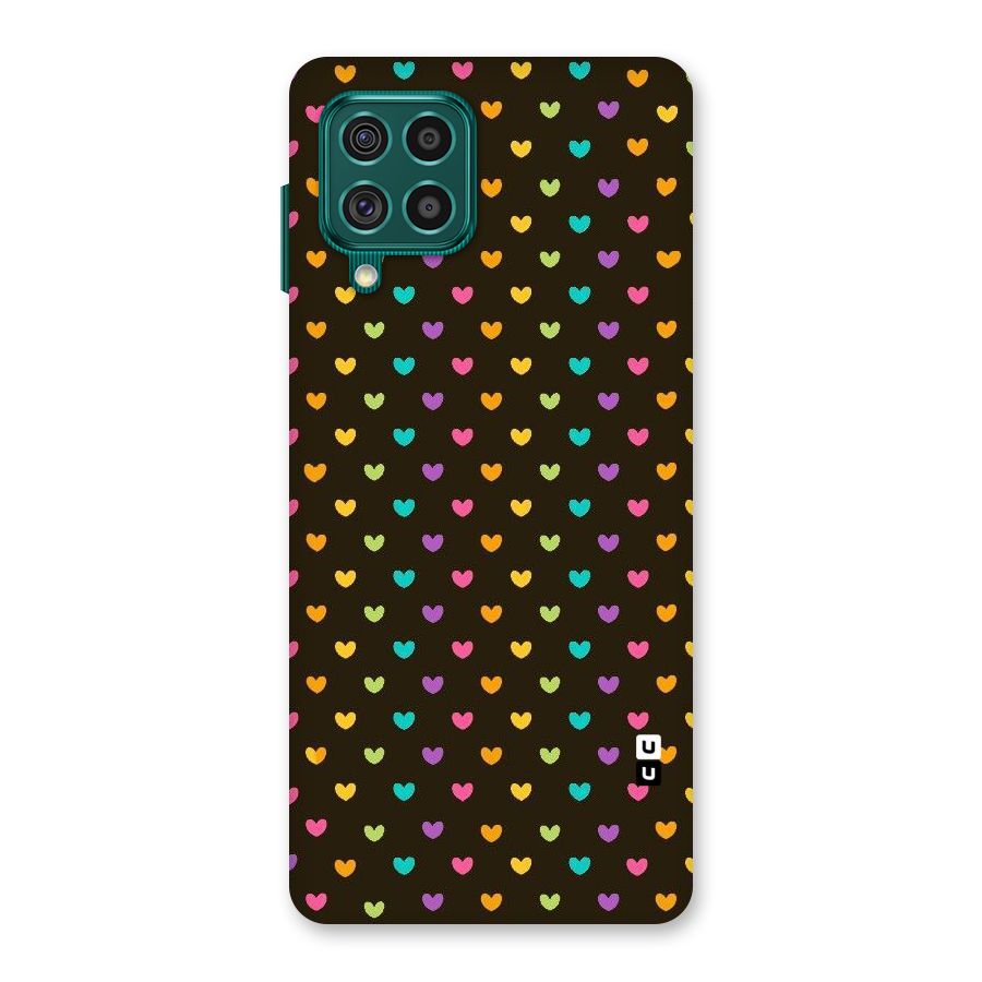 Rainbow Hearts Back Case for Galaxy F62