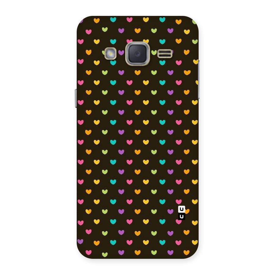 Rainbow Hearts Back Case for Galaxy J2