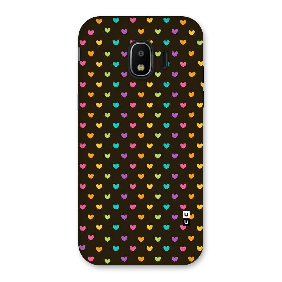 Rainbow Hearts Back Case for Galaxy J2 Pro 2018