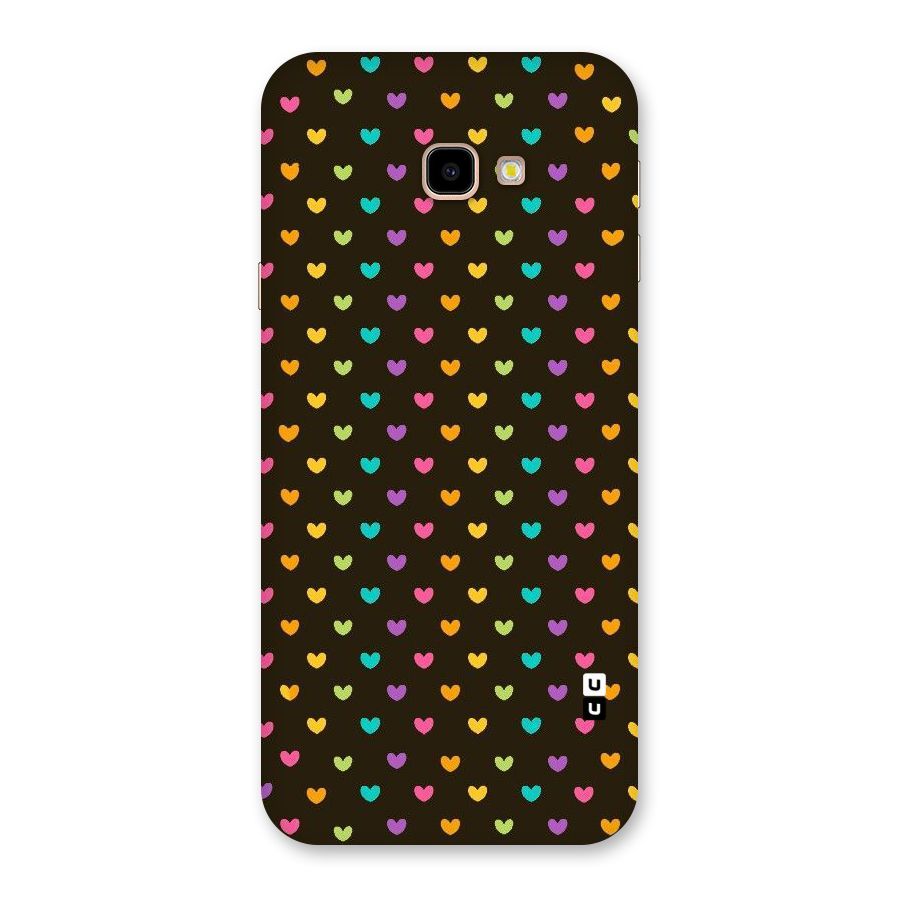Rainbow Hearts Back Case for Galaxy J4 Plus