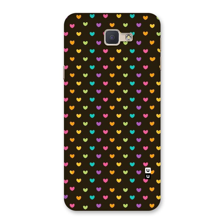 Rainbow Hearts Back Case for Galaxy J5 Prime