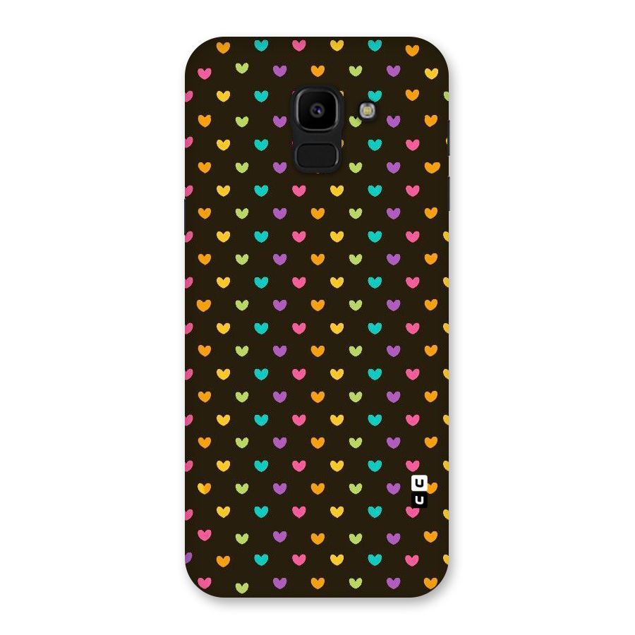 Rainbow Hearts Back Case for Galaxy J6