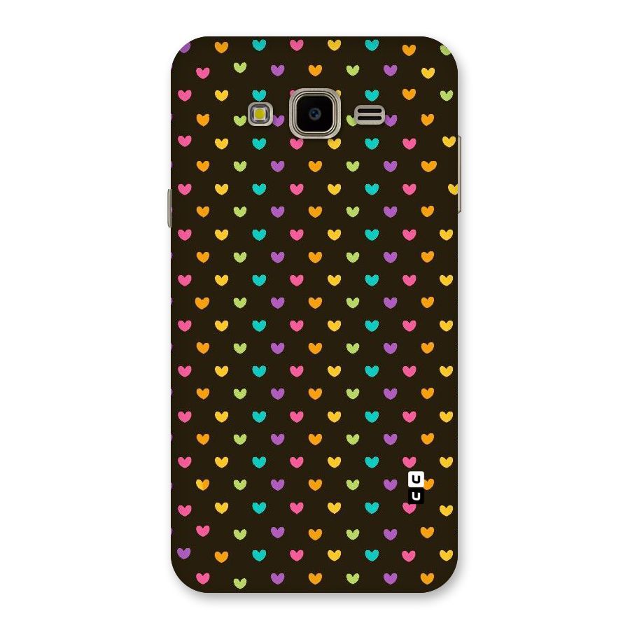 Rainbow Hearts Back Case for Galaxy J7 Nxt
