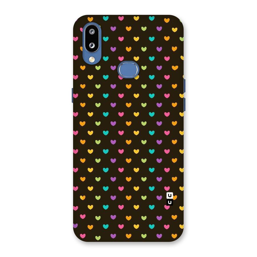 Rainbow Hearts Back Case for Galaxy M01s