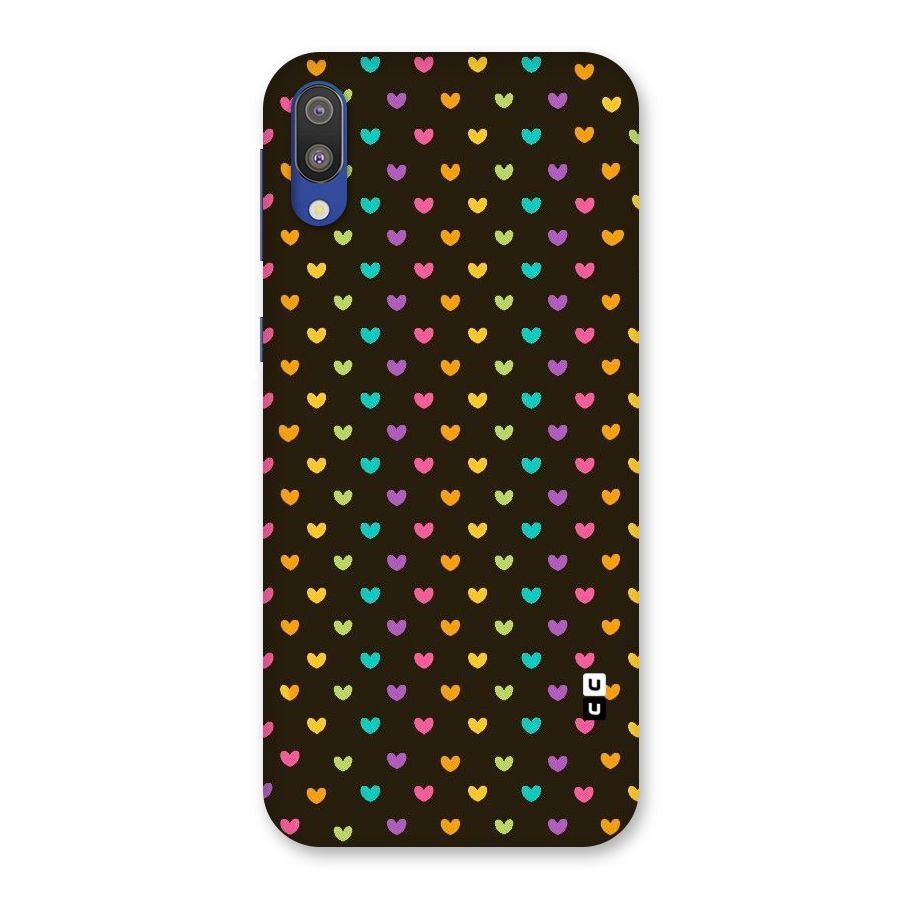 Rainbow Hearts Back Case for Galaxy M10
