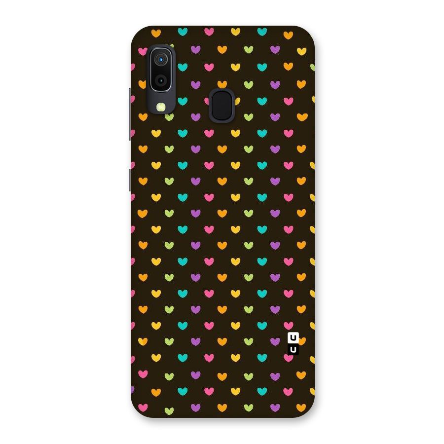 Rainbow Hearts Back Case for Galaxy M10s