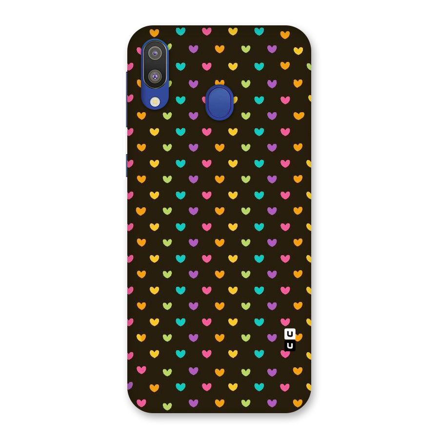 Rainbow Hearts Back Case for Galaxy M20