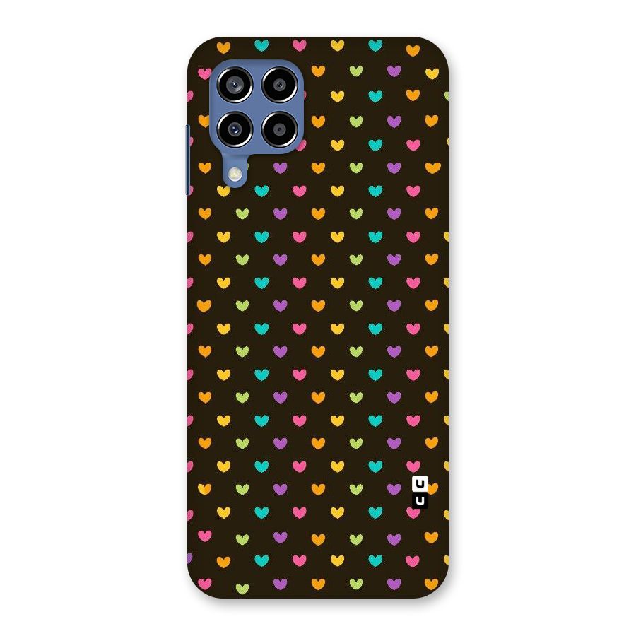 Rainbow Hearts Back Case for Galaxy M53 5G