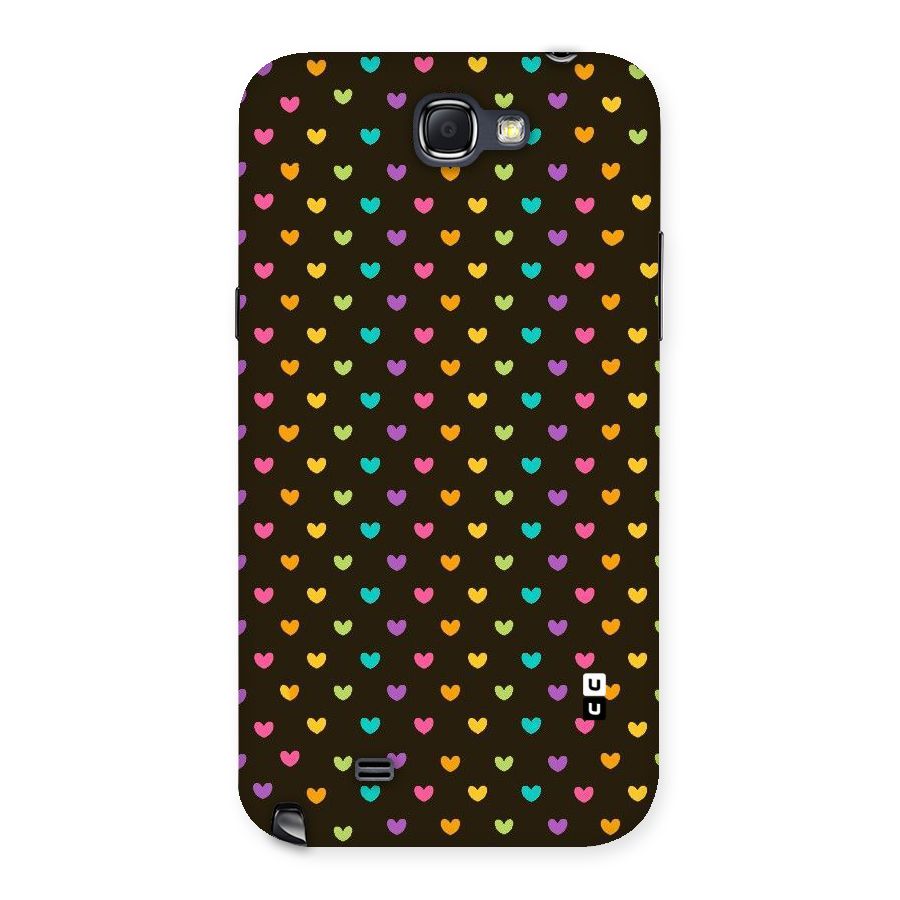 Rainbow Hearts Back Case for Galaxy Note 2