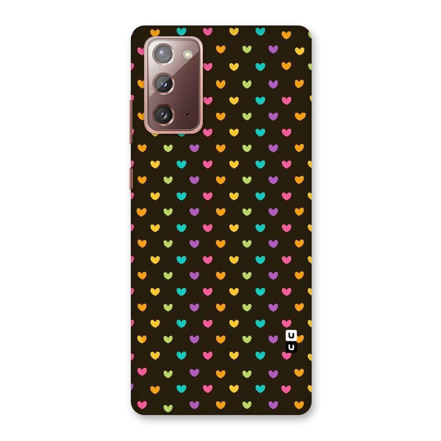 Rainbow Hearts Back Case for Galaxy Note 20