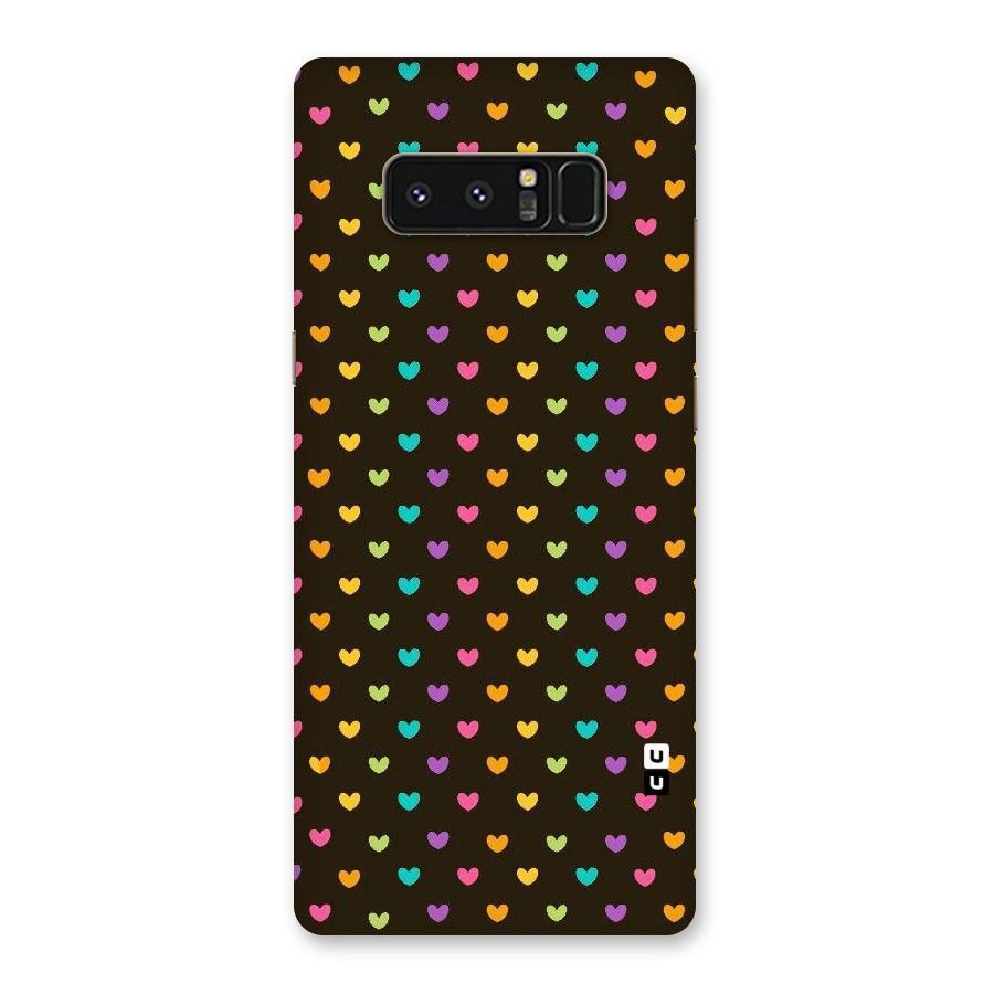 Rainbow Hearts Back Case for Galaxy Note 8