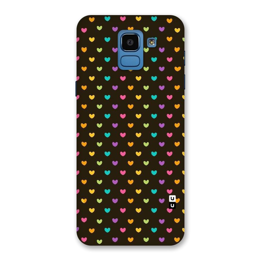 Rainbow Hearts Back Case for Galaxy On6